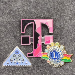 Soft Enamel Pin with Irregular Shapes